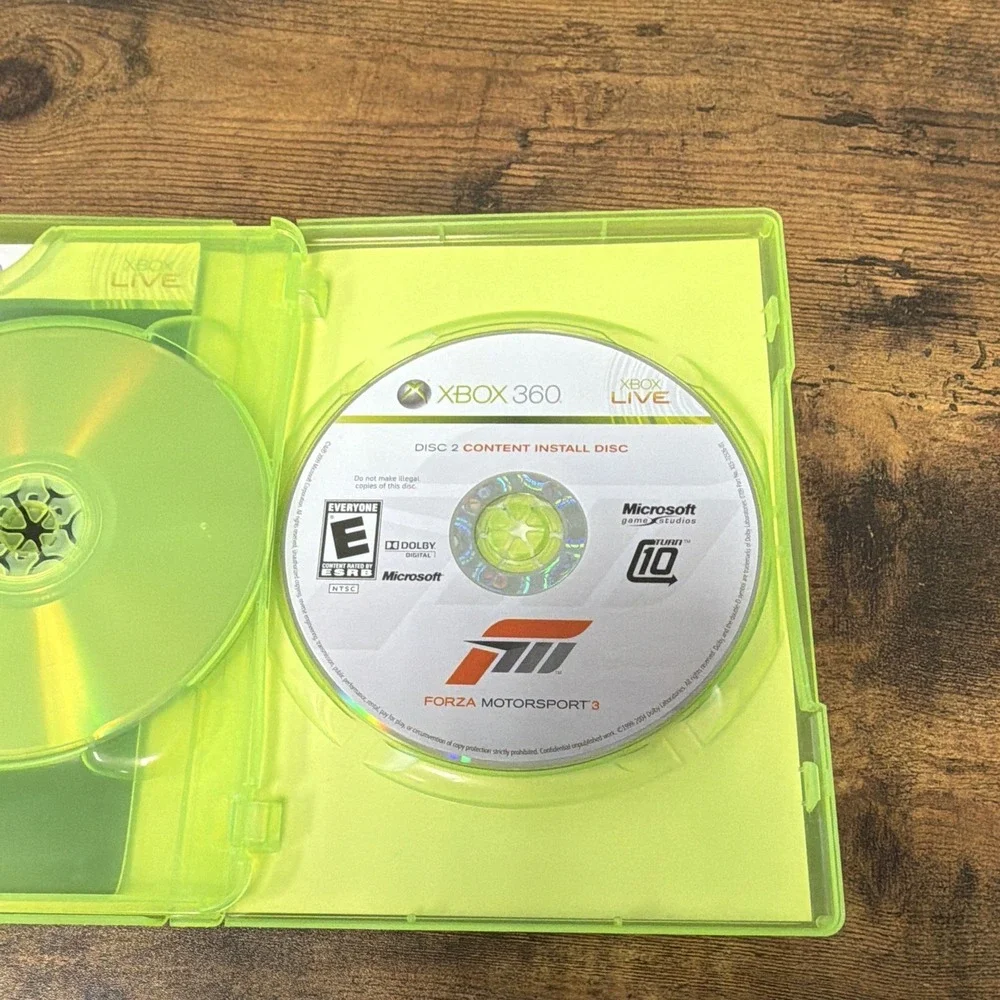 Microsoft Forza Motorsport 3 2-Disc w/Manual Xbox 360 NTSC E Not For Resale